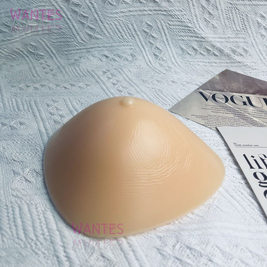 Singel Piece Silicone Breast Form Silicone Bra Inserts Mastectomy Prosthesis