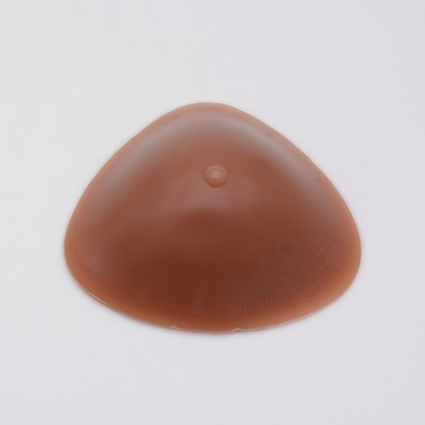 Single Piece Breathable Triangle Pearl Particle Breathable Tan Breast Bra Pads