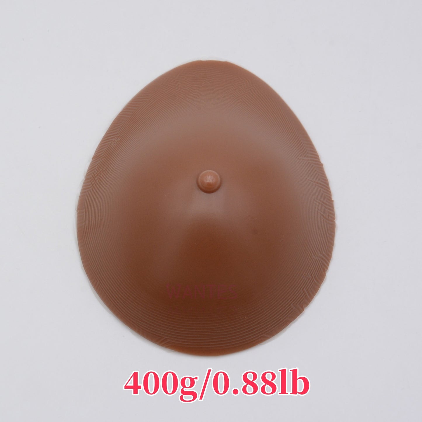 Single Piece Breathable Water Droplet Tan Silicone Bra Pads, Soft&Comfortable