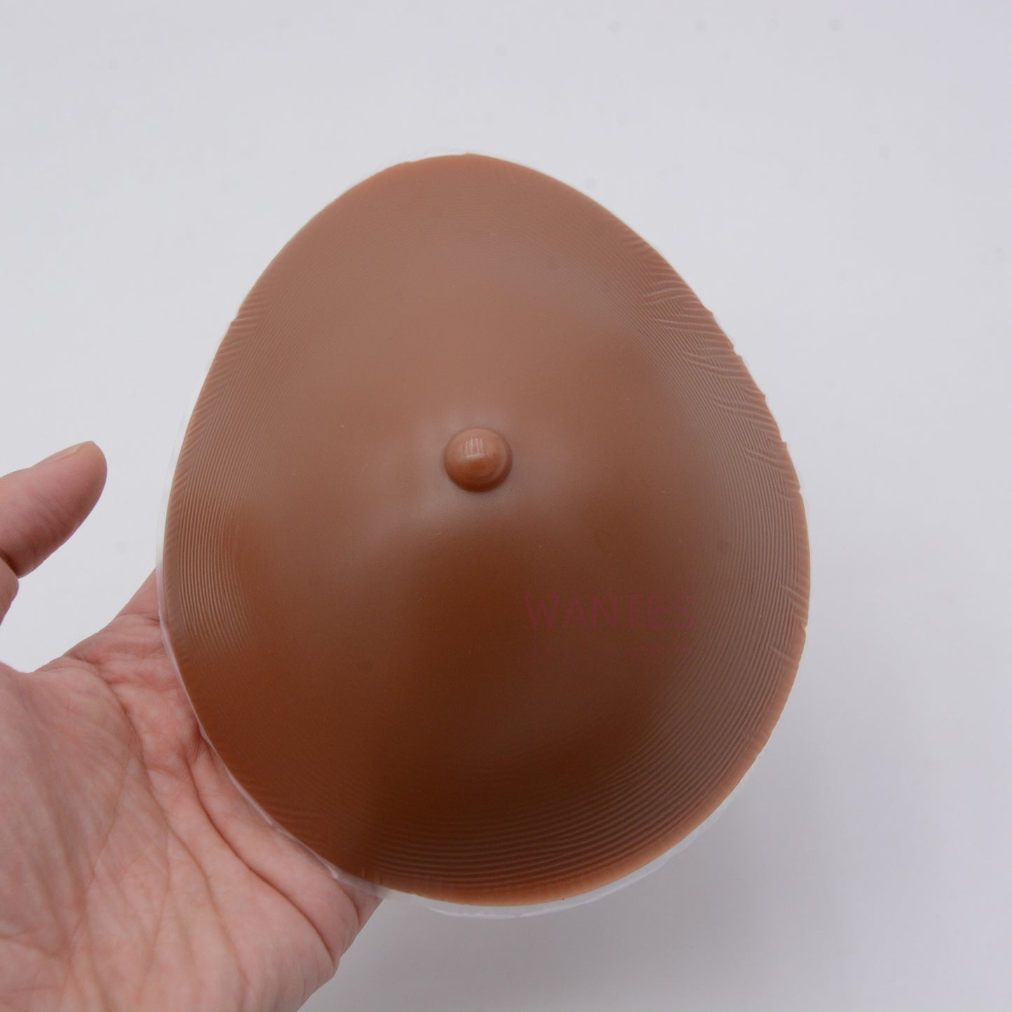 Single Piece Breathable Water Droplet Tan Silicone Bra Pads, Soft&Comfortable