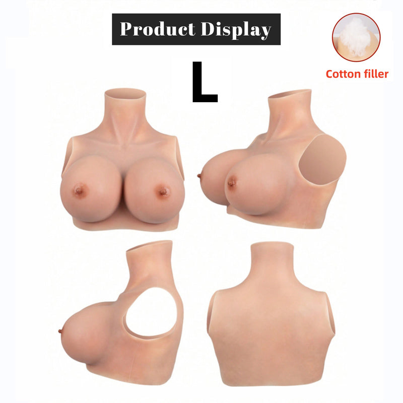 WANTES Fake boobs Silicone Breastplate Fake breasts Silicone breasts forms Breast plates