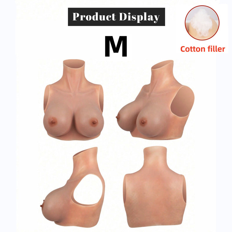 WANTES Fake boobs Silicone Breastplate Fake breasts Silicone breasts forms Breast plates