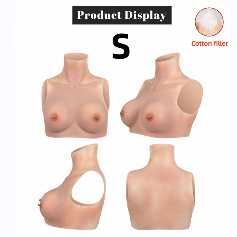 WANTES Fake boobs Silicone Breastplate Fake breasts Silicone breasts forms Breast plates