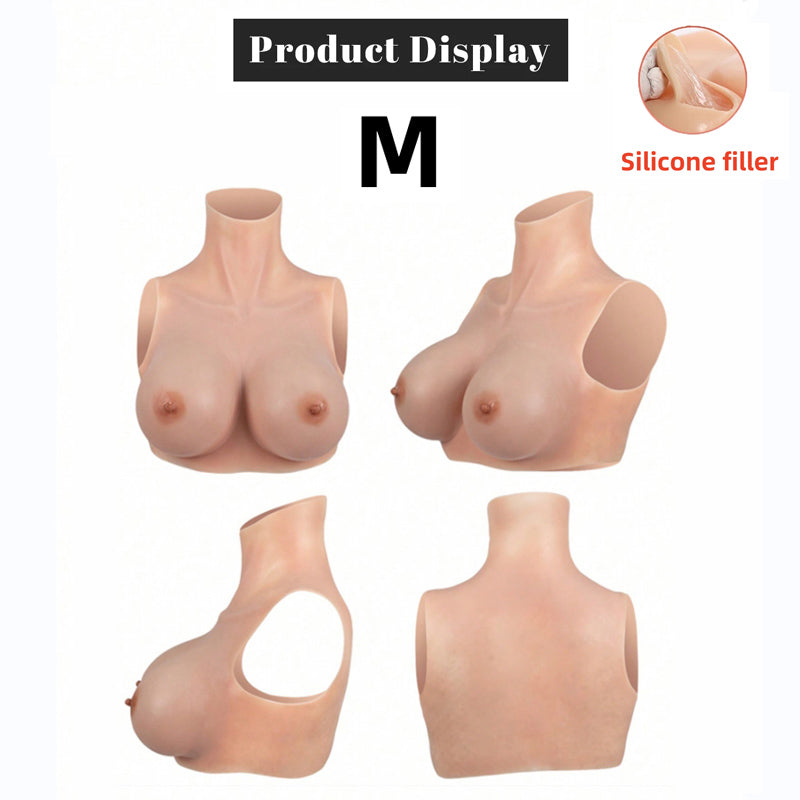 WANTES Fake boobs Silicone Breastplate Fake breasts Silicone breasts forms Breast plates