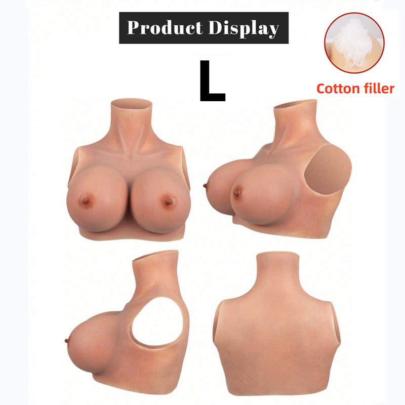 WANTES Fake boobs Silicone Breastplate Fake breasts Silicone breasts forms Breast plates