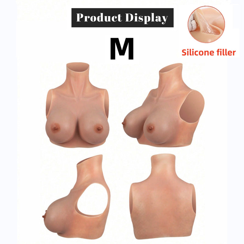 WANTES Fake boobs Silicone Breastplate Fake breasts Silicone breasts forms Breast plates