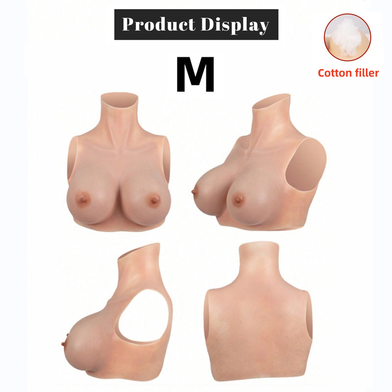 WANTES Fake boobs Silicone Breastplate Fake breasts Silicone breasts forms Breast plates