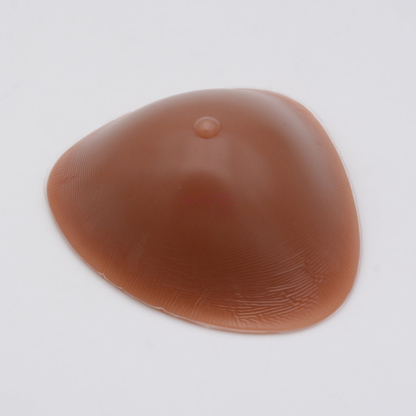 Single Piece Breathable Triangle Pearl Particle Breathable Tan Breast Bra Pads