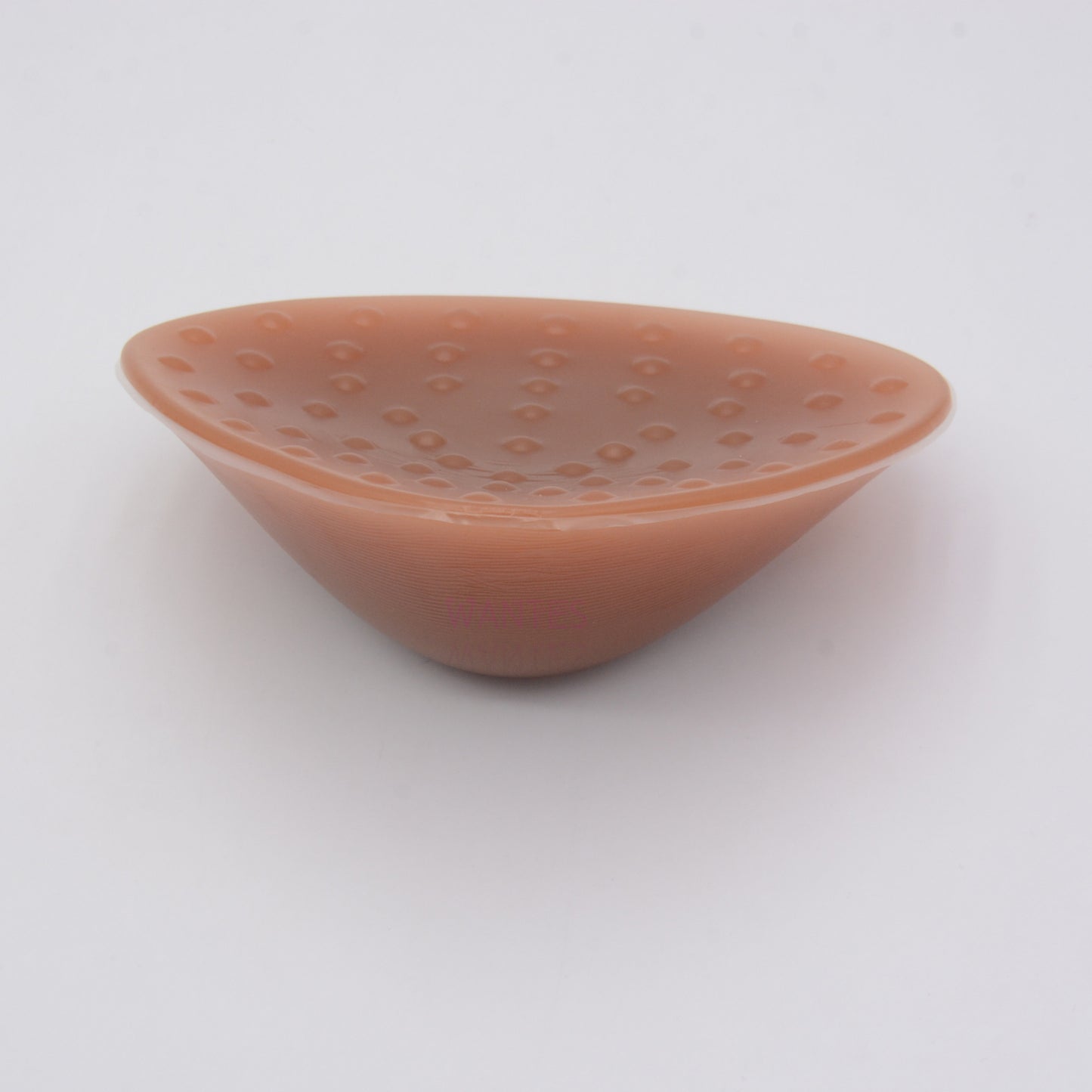Single Piece Breathable Triangle Pearl Particle Breathable Tan Breast Bra Pads