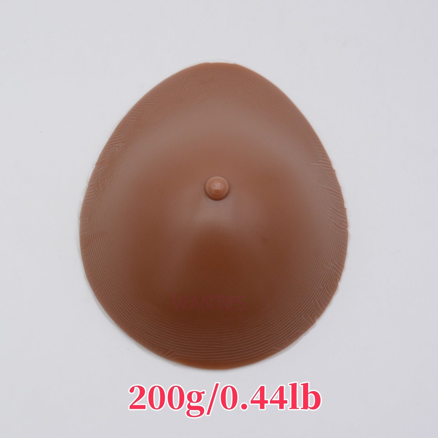 Single Piece Breathable Water Droplet Tan Silicone Bra Pads, Soft&Comfortable