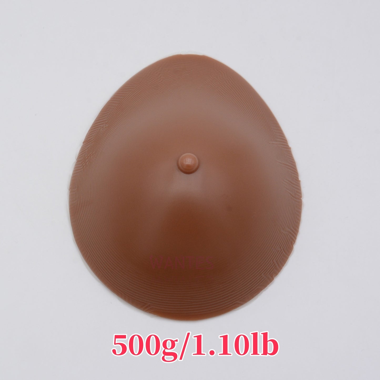 Single Piece Breathable Water Droplet Tan Silicone Bra Pads, Soft&Comfortable