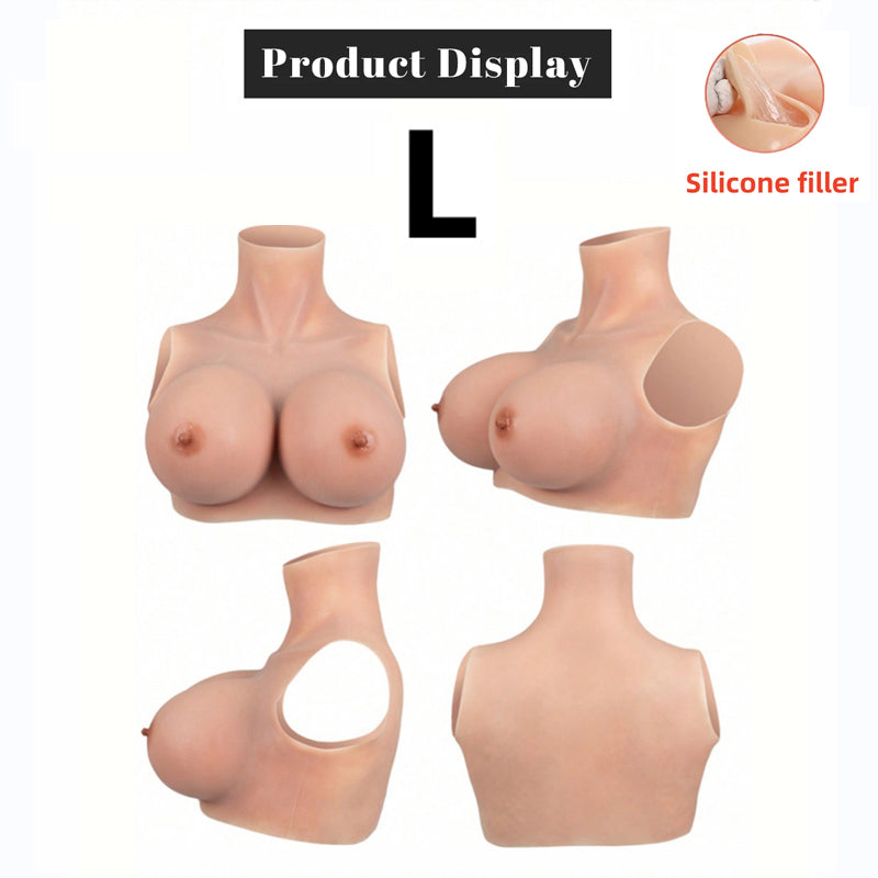 WANTES Fake boobs Silicone Breastplate Fake breasts Silicone breasts forms Breast plates